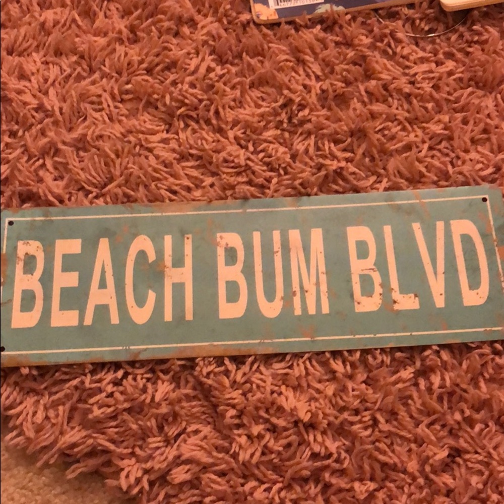Beach bum blvd sign